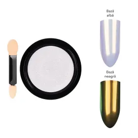 Pigmenti pentru Unghii – Culoare și Strălucira Pigment Unghii Aurora LUXORISE, Gold Patina