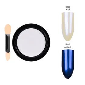 Pigmenti pentru Unghii – Culoare și Strălucira Pigment unghii Aurora LUXORISE, Ocean Blue