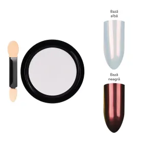 Pigmenti pentru Unghii – Culoare și Strălucira Pigment unghii Aurora LUXORISE, Sunset Gold
