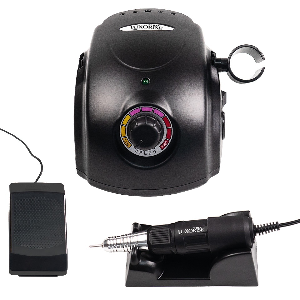 Freza - Pila Electrică Unghii pentru Manichiură Perfectă Freza - Pila Electrica Profesionala Marathon PRO - LUXORISE, 35.000 RPM - Negru