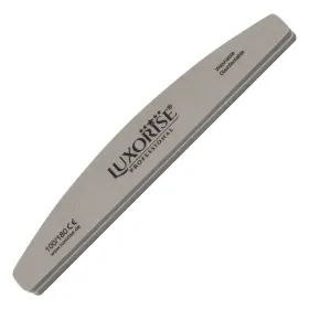 Buffer pentru Unghii - Îngrijire și Finisare Perfectă Buffer pentru Unghii - Pila unghii lavabila Semiluna LUXORISE, 100/180, gri