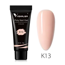 Produse Polygel pentru Unghii - Estetica Perfectă Produse Polygel pentru Unghii - Poly-gel color Venalisa 15g nuanta K-13