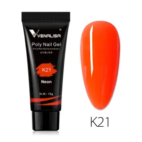 Produse Polygel pentru Unghii - Estetica Perfectă Produse Polygel pentru Unghii - Poly-gel color Venalisa 15g nuanta K-21
