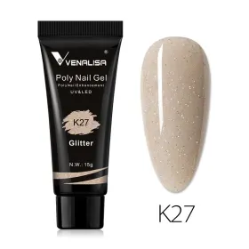 Produse Polygel pentru Unghii - Estetica Perfectă Produse Polygel pentru Unghii - Poly-gel color Venalisa 15g nuanta K-27