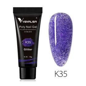 Produse Polygel pentru Unghii - Estetica Perfectă Produse Polygel pentru Unghii - Poly-gel color Venalisa 15g nuanta K-35