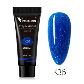Produse Polygel pentru Unghii - Estetica Perfectă Produse Polygel pentru Unghii - Poly-gel color Venalisa 15g nuanta K-36