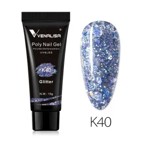 Produse Polygel pentru Unghii - Estetica Perfectă Produse Polygel pentru Unghii - Poly-gel color Venalisa 15g nuanta K-40
