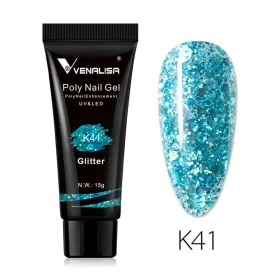 Produse Polygel pentru Unghii - Estetica Perfectă Produse Polygel pentru Unghii - Poly-gel color Venalisa 15g nuanta K-41