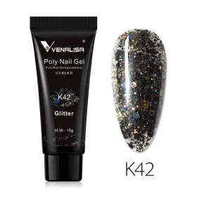 Produse Polygel pentru Unghii - Estetica Perfectă Produse Polygel pentru Unghii - Poly-gel color Venalisa 15g nuanta K-42