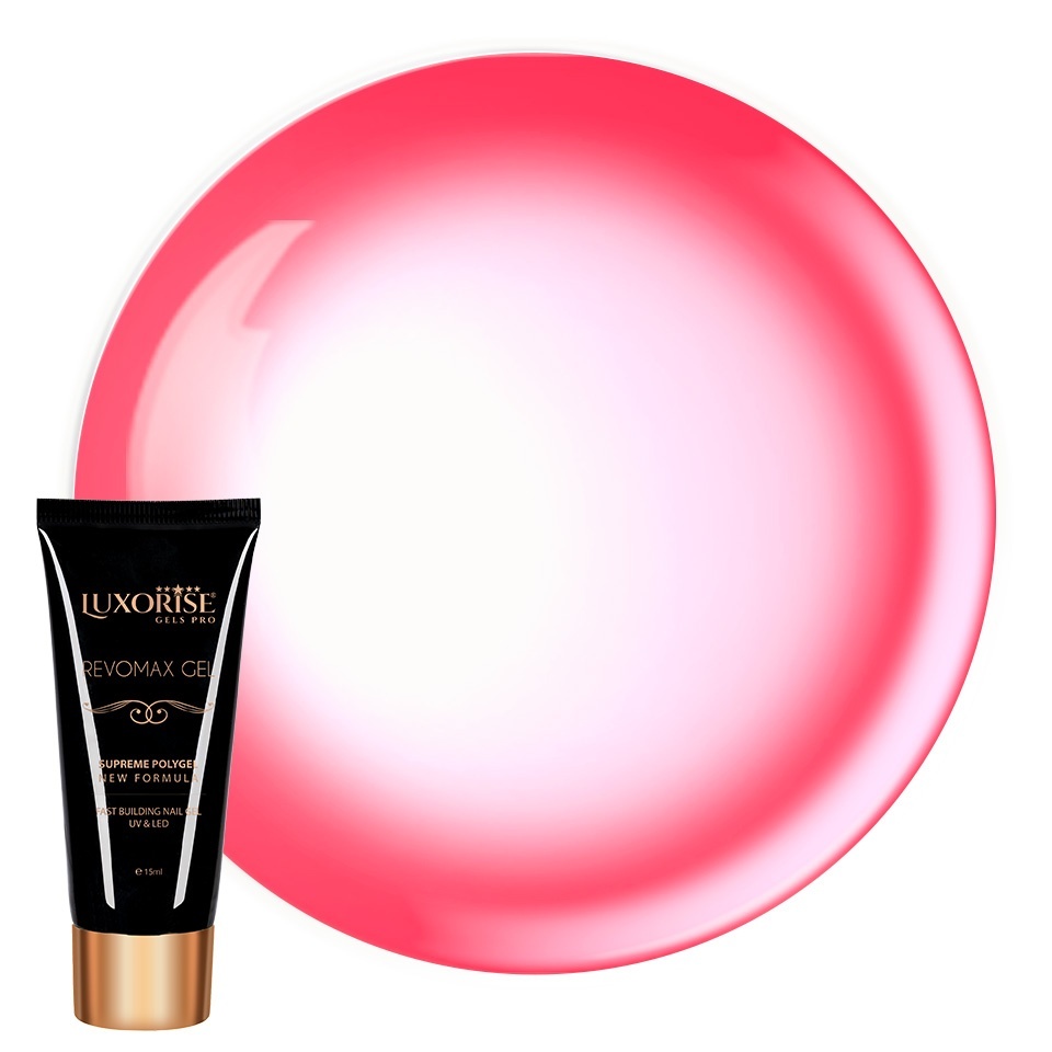Polygel GlassStyle - REVOMAX GEL LUXORISE Sunset Surprise, 15ml