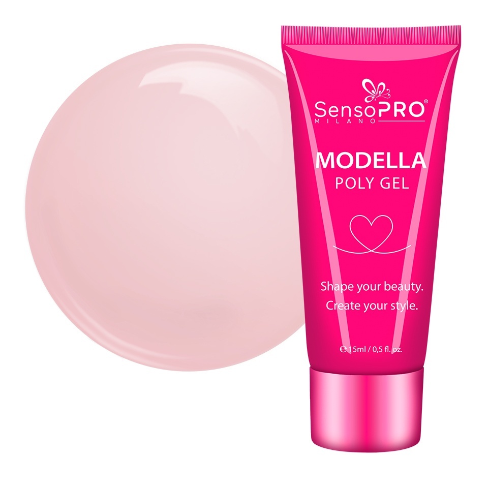 Polygel MODELLA SensoPRO Milano - Cocoa Nude, 15ml