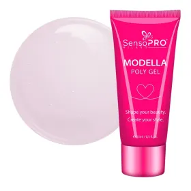 Polygel - MODELLA: Soluția Ideală pentru Unghii Perfecta Polygel - MODELLA SensoPRO Milano - Crystal Blush, 15ml