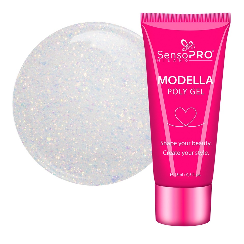 Polygel MODELLA SensoPRO Milano - Fairy Dust, 15ml