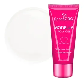 Polygel - MODELLA: Soluția Ideală pentru Unghii Perfecta Polygel - MODELLA SensoPRO Milano - Glass Clear, 15ml