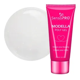Polygel - MODELLA: Soluția Ideală pentru Unghii Perfecta Polygel - MODELLA SensoPRO Milano - Milky Glow, 15ml