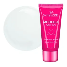 Polygel - MODELLA: Soluția Ideală pentru Unghii Perfecta Polygel - MODELLA SensoPRO Milano - Milky White, 30ml