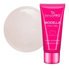 Polygel - MODELLA: Soluția Ideală pentru Unghii Perfecta Polygel - MODELLA SensoPRO Milano - Nude Mirage, 15ml