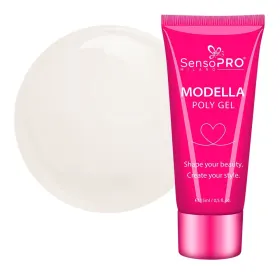 Polygel - MODELLA: Soluția Ideală pentru Unghii Perfecta Polygel - MODELLA SensoPRO Milano - Peach Cream, 15ml