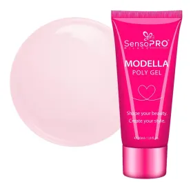 Polygel - MODELLA: Soluția Ideală pentru Unghii Perfecta Polygel - MODELLA SensoPRO Milano - Rose Taupe, 30ml
