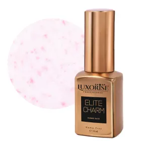 Rubber Base ELITE CHARM 15ml - Stabilitate și Flexibilitata Rubber Base ELITE CHARM - Rose Gold Elegance 15ml
