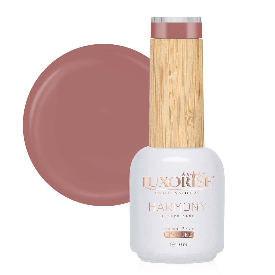 Rubber Base HARMONY 10ml - Calitate și Durabilitate pentru Unghi Rubber Base pentru Unghii HEMA Free LUXORISE Harmony 10ml