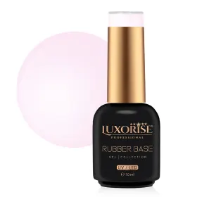 Rubber Base LUXORISE 10ml - Baza Perfectă pentru Unghi Rubber Base LUXORISE - Angelic Pink 10ml