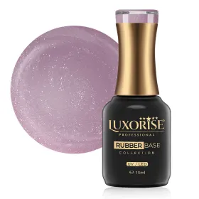 Rubber Base LUXORISE 15ml - Fundația Perfectă pentru Unghi Rubber Base LUXORISE - Amazing Grace 15ml
