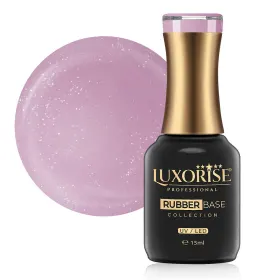 Rubber Base LUXORISE 15ml - Fundația Perfectă pentru Unghi Rubber Base LUXORISE - Blushing Pearls 15ml