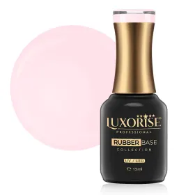 Rubber Base LUXORISE 15ml - Fundația Perfectă pentru Unghi Rubber Base LUXORISE - Ballerina Smile 15ml