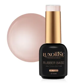 Rubber Base LUXORISE 10ml - Baza Perfectă pentru Unghi Bază Rubber LUXORISE 10ml - Hazelnut Latte
