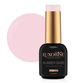 Rubber Base LUXORISE 10ml - Baza Perfectă pentru Unghi Bază Rubber LUXORISE - Soft Blossom 10ml