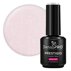 Rubber Base PRESTIGIO 15ml - Baza Perfectă pentru Unghi Rubber Base PRESTIGIO - Baza Perfectă pentru Unghii 15ml
