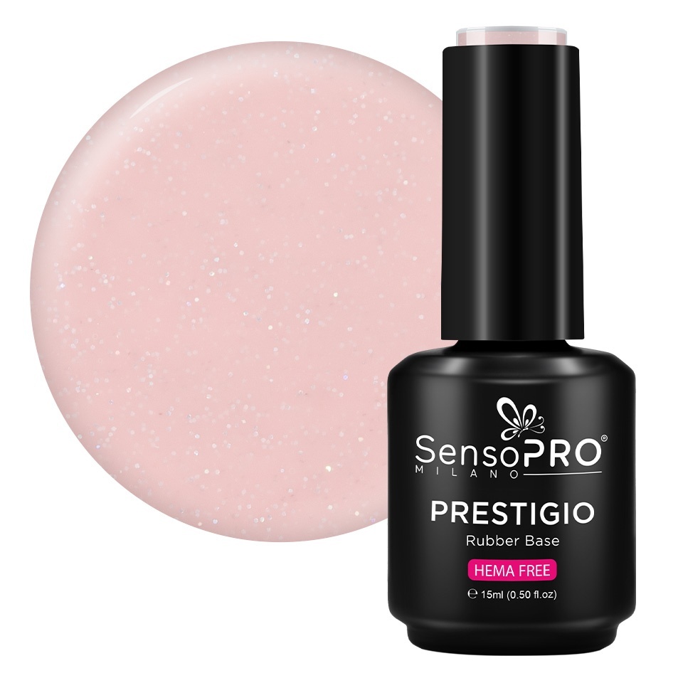 Rubber Base PRESTIGIO 15ml - Baza Perfectă pentru Unghi Rubber Base PRESTIGIO - Baza Perfectă pentru Unghii 15ml