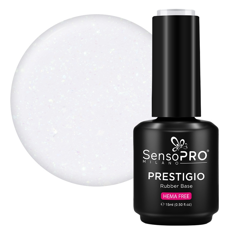 Rubber Base PRESTIGIO 15ml - Baza Perfectă pentru Unghi Rubber Base PRESTIGIO - Baza Perfectă pentru Unghii 15ml