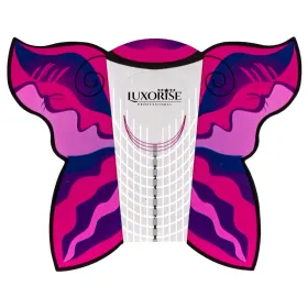 Sabloane Constructie - Soluții pentru Unghii Perfecta sabloane constructie unghii LUXORISE - Fluture Fuchsia, 50 buc
