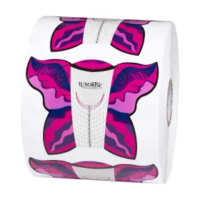 Sabloane Constructie - Soluții pentru Unghii Perfecta sabloane unghii constructie LUXORISE - Rola Fluture Fuchsia, 500 buc