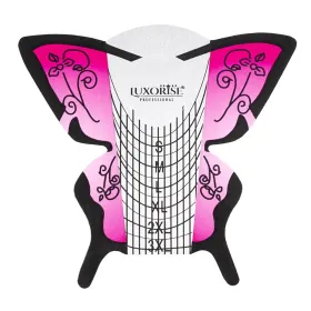 Sabloane Constructie - Soluții pentru Unghii Perfecta sablon constructie unghii fluture roz luxorise