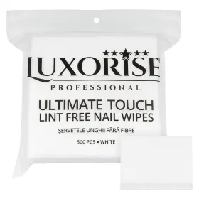 Servetele Unghii Ultimate Touch LUXORISE, Strat Dublu 500 buc, Alb