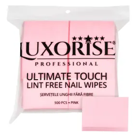 Servetele Unghii - Îngrijire Simplă și Eficientă servetele unghii Ultimate Touch LUXORISE, Strat Dublu 500 buc, Roz