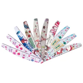 Buffer pentru Unghii - Îngrijire și Finisare Perfectă Buffer pentru Unghii - Set 10 Pile Unghii granulatia 120/180 Christmas Special Edition 01