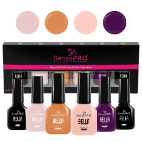 Seturi de Oje Semipermanente pentru Manichiură Perfectă Set Oje Semipermanente Base Coat & Top Coat SensoPRO Milano