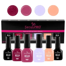 Seturi de Oje Semipermanente pentru Manichiură Perfectă Set Oje Semipermanente Base Coat & Top Coat SensoPRO Milano