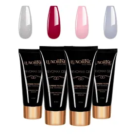 Seturi Geluri Constructie pentru Unghii - UnghiiPro.ro Set Geluri Constructie pentru Unghii - Set 4 Polygel REVOMAX LUXORISE, Brilliance Nails 07