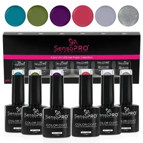 Seturi de Oje Semipermanente pentru Manichiură Perfectă Set Oje Semipermanente 10ml SensoPRO Milano, Chic Mirage