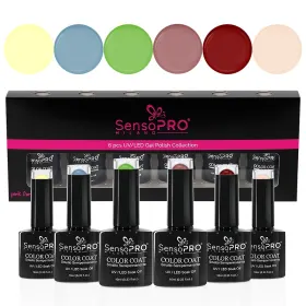 Seturi de Oje Semipermanente pentru Manichiură Perfectă set oje semipermanente 10ml SensoPRO Milano, Easter Fun