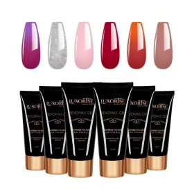 Seturi Geluri Constructie pentru Unghii - UnghiiPro.ro Set Geluri Constructie pentru Unghii - Set 6 Polygel REVOMAX LUXORISE, Brilliance Nails 03