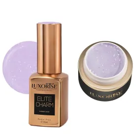 Seturi Geluri Constructie pentru Unghii - UnghiiPro.ro Set Gel Constructie si Rubber Base, Lilac Dream - LUXORISE