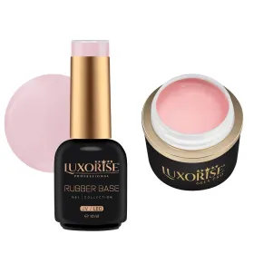 Seturi Geluri Constructie pentru Unghii - UnghiiPro.ro set gel constructie pentru unghii - Natural Blush - LUXORISE
