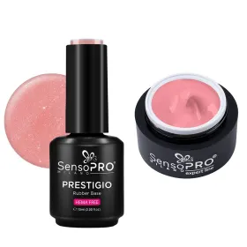 Seturi Geluri Constructie pentru Unghii - UnghiiPro.ro set gel constructie si rubber base, rose glow - sensopro milano
