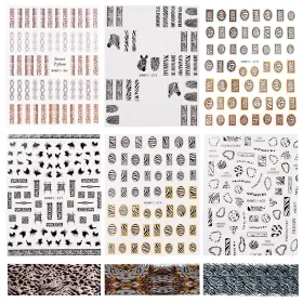 Seturi Nail Art - Creativitate pentru Unghiile Tala set unghii Set Nail Art Jungle Glam